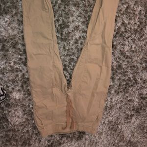 Khaki joggers
